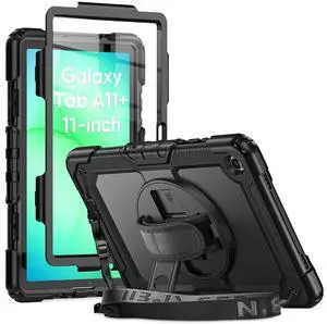 Case Compatible with Galaxy Tab A11 Plus 2026/ A9 Plus 2023 11-Inch Model SM-X230/SM-X236/SM-X238/SM-X210/SM-X216/SM-X218 with Screen Protector Pen Holder Stand Shoulder Strap Handle Grip Case Compatible with Galaxy Tab A11 Plus 2026/ A9 Plus 2023 11-Inch Model SM-X230/SM-X236/SM-X238/SM-X210/SM-X216/SM-X218 with Screen Protector Pen Holder Stand Shoulder Strap Handle Grip