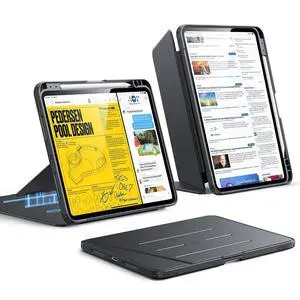 for iPad Pro 11 Inch Case (M5/M4) 2025/2024, Vertical Stand Cover with Pencil Holder, Ultra-Stable Magnetic Case, Multi Stand Angles, Flip Series, Black for iPad Pro 11 Inch Case (M5/M4) 2025/2024, Vertical Stand Cover with Pencil Holder, Ultra-Stable Magnetic Case, Multi Stand Angles, Flip Series, Black