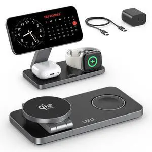 3-in-1 Charging Station for Apple Devices,QI2.2 25W Ultra-Fast Magnetic Wireless Charger Stand,Compatible with MagSafe,Foldable Travel Charger for iPhone Air/17/16/15/14/13/12,Apple Watch,AirPods 3-in-1 Charging Station for Apple Devices,QI2.2 25W Ultra-Fast Magnetic Wireless Charger Stand,Compatible with MagSafe,Foldable Travel Charger for iPhone Air/17/16/15/14/13/12,Apple Watch,AirPods