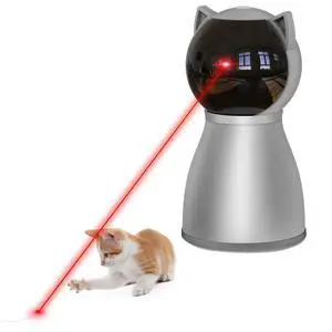 Laser Cat Toys for Indoor Cats,The 4th Generation Real Random Trajectory Motion Activated Rechargeable Automatic Cat Laser Toy,Interactive Cat Toys for Bored Indoor Cats/Kittens (Gray) Laser Cat Toys for Indoor Cats,The 4th Generation Real Random Trajectory Motion Activated Rechargeable Automatic Cat Laser Toy,Interactive Cat Toys for Bored Indoor Cats/Kittens (Gray)