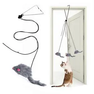 Interactive Cat Feather Toys,Retractable Teaser Toy Hanging Interactive Toys for Indoor Cats Kitten Play Chase Exercise, Kitten Mental Exercise Toys (1 Pack) Interactive Cat Feather Toys,Retractable Teaser Toy Hanging Interactive Toys for Indoor Cats Kitten Play Chase Exercise, Kitten Mental Exercise Toys (1 Pack)