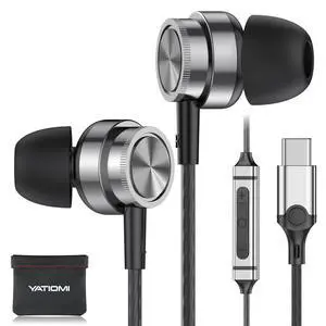USB C Headphone for Samsung S25 S24 S23 Ultra FE S22 A16 A56 A55, USB C Wired Earbuds Magnetic in-Ear Type C Earphone with Microphone Volume Control Stereo Noise Canceling for iPhone 1716 5 Pro Max USB C Headphone for Samsung S25 S24 S23 Ultra FE S22 A16 A56 A55, USB C Wired Earbuds Magnetic in-Ear Type C Earphone with Microphone Volume Control Stereo Noise Canceling for iPhone 1716 5 Pro Max