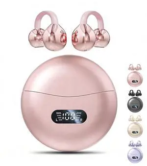 Clip on Earbuds,Open Ear Earbuds Wireless Bluetooth 5.4, Lightweight Open Ear Headphones with Mic 60H Battery,Waterproof, for Sports, Running, Small Ears & Glasses Wearers,Workouts Clip on Earbuds,Open Ear Earbuds Wireless Bluetooth 5.4, Lightweight Open Ear Headphones with Mic 60H Battery,Waterproof, for Sports, Running, Small Ears & Glasses Wearers,Workouts