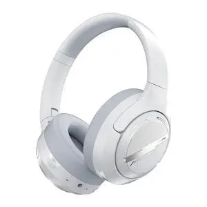 Active Noise Cancelling Headphones, 50H Playtime Wireless Over Ear Headphones with Microphone, Bluetooth 5.4 Gaming Headsets Comfort Fit Ear Cups, 6EQ Modes via APP (White) Active Noise Cancelling Headphones, 50H Playtime Wireless Over Ear Headphones with Microphone, Bluetooth 5.4 Gaming Headsets Comfort Fit Ear Cups, 6EQ Modes via APP (White)