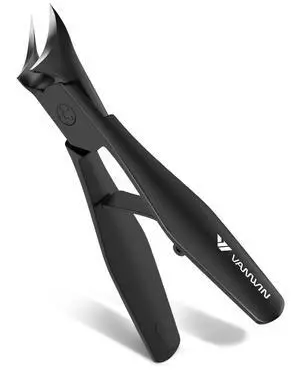 Ingrown Nail Clippers, Slant Curved Blade Nail Clippers for Men Thick Ingrown Toenails with 33mm Wide Jaw Opening, Heavy Duty Stainless Steel Toenail Clippers for Seniors Thick Toenails Black Ingrown Nail Clippers, Slant Curved Blade Nail Clippers for Men Thick Ingrown Toenails with 33mm Wide Jaw Opening, Heavy Duty Stainless Steel Toenail Clippers for Seniors Thick Toenails Black