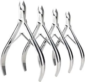 4 Packs Upgraded Cuticle Trimmer kit, Sharp Dead Skin Clipper, Labor-saving Cuticula Remover for Fingernail Toenail, Manicure Pedicure Tool for Women Men, 5mm Jaw 4 Packs Upgraded Cuticle Trimmer kit, Sharp Dead Skin Clipper, Labor-saving Cuticula Remover for Fingernail Toenail, Manicure Pedicure Tool for Women Men, 5mm Jaw