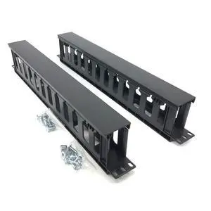 2 Pack 1U 12 Slot Horizontal Rack Mount Cable Management Organizer Plastic 19" Rack Mount with M6 Screws and Cage Nuts (PCMB12S2PC) 2 Pack 1U 12 Slot Horizontal Rack Mount Cable Management Organizer Plastic 19" Rack Mount with M6 Screws and Cage Nuts (PCMB12S2PC)