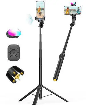 70.9 Auto-Open 4-in-1 Smartphone Gimbal Stabilizer for iPhone w/Magnetic Remote,AI Face Tracking Phone Stabilizer(No App Needed), 360°Rotating Gimbal w/RGB Light &Built-in Tripod, M3Pro Black 70.9 Auto-Open 4-in-1 Smartphone Gimbal Stabilizer for iPhone w/Magnetic Remote,AI Face Tracking Phone Stabilizer(No App Needed), 360°Rotating Gimbal w/RGB Light &Built-in Tripod, M3Pro Black