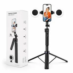 70" Auto Face Tracking Tripod for iPhone with Light, 360° Rotating Selfie Stick for Android with Remote & Gesture Control, Phone Holder Video Recording for Content Creators, TIKTok & Live Streaming 70" Auto Face Tracking Tripod for iPhone with Light, 360° Rotating Selfie Stick for Android with Remote & Gesture Control, Phone Holder Video Recording for Content Creators, TIKTok & Live Streaming
