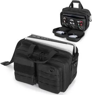 Travel Carrying Case Compatible with PS5/PS5 Slim/PS5 Pro Console, Protective Storage Bag for 15.6 Laptop, Controllers, Game Discs and More Accessories (Patent Design) Travel Carrying Case Compatible with PS5/PS5 Slim/PS5 Pro Console, Protective Storage Bag for 15.6 Laptop, Controllers, Game Discs and More Accessories (Patent Design)