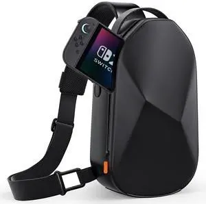 Sling Bag for Nintendo Switch 2/Steam Deck OLED/PlayStation Portal, Unique Design Portable Crossbody Bag with EVA Hard Shell, Thickened Lining Full Protection Game Console Travel Pouch Sling Bag for Nintendo Switch 2/Steam Deck OLED/PlayStation Portal, Unique Design Portable Crossbody Bag with EVA Hard Shell, Thickened Lining Full Protection Game Console Travel Pouch