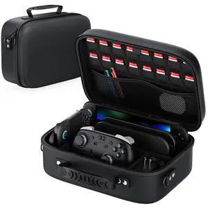 Switch 2 Case for Nintendo Switch 2 2025, Portable Travel Hard Full Protection Custom Velcro Partition Soft Lining All In One Carrying Case for Switch 2 Console Pro Controller Accessories Switch 2 Case for Nintendo Switch 2 2025, Portable Travel Hard Full Protection Custom Velcro Partition Soft Lining All In One Carrying Case for Switch 2 Console Pro Controller Accessories