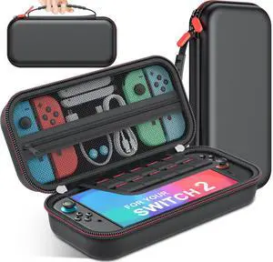 Switch 2 Case Compatible with Nintendo Switch 2/Switch/Switch OLED, Switch Travel Carrying Case Hard Shell Protective Cases Switch 2 Case Compatible with Nintendo Switch 2/Switch/Switch OLED, Switch Travel Carrying Case Hard Shell Protective Cases