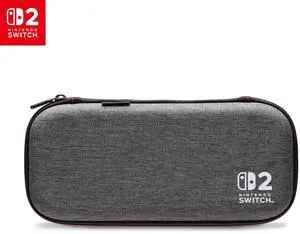 Slim Case for Nintendo Switch 2 - Dark Heather Grey, Officially Licensed, Protective Case, Holds 10 Game Cards, Padded Screen Protector, Built-in Play Stand Slim Case for Nintendo Switch 2 - Dark Heather Grey, Officially Licensed, Protective Case, Holds 10 Game Cards, Padded Screen Protector, Built-in Play Stand