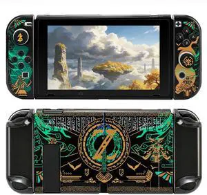 Protective Case Compatible with Nintendo Switch, Hard Shell Dockable Cover, Anti-Scratch Shockproof Slim Protector for NS Console & Joy-C Controllers (Switch Black) Protective Case Compatible with Nintendo Switch, Hard Shell Dockable Cover, Anti-Scratch Shockproof Slim Protector for NS Console & Joy-C Controllers (Switch Black)