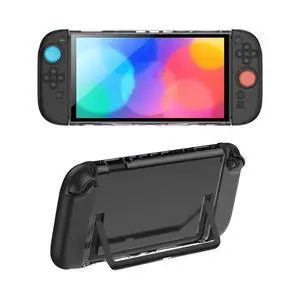 Protective Case for Switch 2, Dockable Cover with Precision Cutouts, Stain & Scratch Resistance, Full Protection, PC Back + Silicone Joypad Cover Compatible with Switch 2 (Black) Protective Case for Switch 2, Dockable Cover with Precision Cutouts, Stain & Scratch Resistance, Full Protection, PC Back + Silicone Joypad Cover Compatible with Switch 2 (Black)