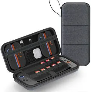 Slim Large Capacity Carrying Case for Nintendo Switch 2 case with 12 Game Card Slots, Portable Travel Storage with Screen Protective Cover,Accessories Storage Bag, Grey Slim Large Capacity Carrying Case for Nintendo Switch 2 case with 12 Game Card Slots, Portable Travel Storage with Screen Protective Cover,Accessories Storage Bag, Grey