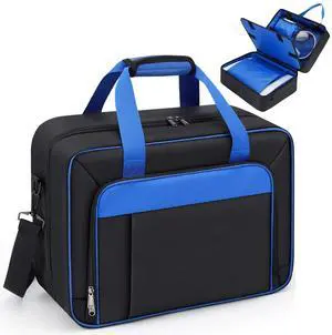 Carrying Case Fit for PS5, Travel Thickened Protective Bag Compatible with Playstation 5 Console, Headset, PS5 Controller, Game Discs, and Gaming Accessories Carrying Case Fit for PS5, Travel Thickened Protective Bag Compatible with Playstation 5 Console, Headset, PS5 Controller, Game Discs, and Gaming Accessories