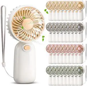 36 Pack Mini Portable Fans Bulk with Rope Hanging, Small Handheld Fan Battery Operated Fan in 4 Assorted Colors for Women Men Travel, Gym, Office, Wedding, Camping, MakeupRope Hanging 36 Pack Mini Portable Fans Bulk with Rope Hanging, Small Handheld Fan Battery Operated Fan in 4 Assorted Colors for Women Men Travel, Gym, Office, Wedding, Camping, MakeupRope Hanging