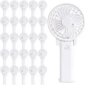 Battery Portable Handheld Fan Bulk Mini Personal Wedding Fan for Wedding Bachelorette Party Favor(Classic,25 Pcs) Battery Portable Handheld Fan Bulk Mini Personal Wedding Fan for Wedding Bachelorette Party Favor(Classic,25 Pcs)