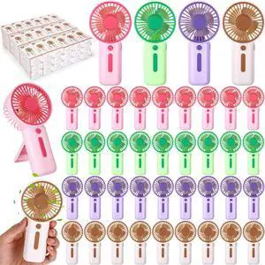 Mini Portable Fans Bulk Mini Handheld Fans Small Portable Desk Fan Battery Operated Powerful Fan for Travel Beach Camping(24 Pcs) Mini Portable Fans Bulk Mini Handheld Fans Small Portable Desk Fan Battery Operated Powerful Fan for Travel Beach Camping(24 Pcs)
