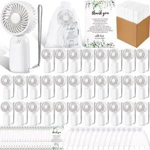 60 Set Wedding Favors for Guests Bulk Mini Handheld Fans Wedding Gifts for Guests Hostess Gifts for Couple Portable Personal Fan for Thank You Engagement Shower (White) 60 Set Wedding Favors for Guests Bulk Mini Handheld Fans Wedding Gifts for Guests Hostess Gifts for Couple Portable Personal Fan for Thank You Engagement Shower (White)