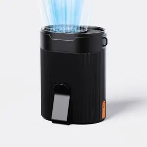 AI Portable Waist Fan,Rechargeable Fan with 4-Speed 6600RPM Strong Airflow,Personal Waist Fan with up to 25H of Working Time,Hands-Free/Belt/ Neck Fan,Wearable Belt Fan for Camping,Work,Outdoor,Travel AI Portable Waist Fan,Rechargeable Fan with 4-Speed 6600RPM Strong Airflow,Personal Waist Fan with up to 25H of Working Time,Hands-Free/Belt/ Neck Fan,Wearable Belt Fan for Camping,Work,Outdoor,Travel