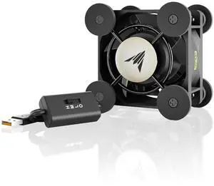 MULTIFAN Mini, Compact 40mm x 20mm USB Fan, UL-Certified for VR Gear, Aquarium, Roku, Router, Raspberry Pi, Cosplay, Helmet Cooling Ventilation MULTIFAN Mini, Compact 40mm x 20mm USB Fan, UL-Certified for VR Gear, Aquarium, Roku, Router, Raspberry Pi, Cosplay, Helmet Cooling Ventilation