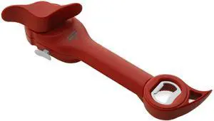 Auto Safety Master Opener for Cans, Bottles and Jars, 9 x 2.75 inches, Red Auto Safety Master Opener for Cans, Bottles and Jars, 9 x 2.75 inches, Red