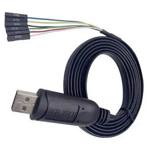 USB to TTL Serial Cable Built-in FTDI FT232RL IC 1.8M/5.9FT USB to TTL Serial Cable Built-in FTDI FT232RL IC 1.8M/5.9FT