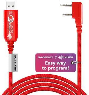 FTDI USB Programming Cable Model 3 Red for Flashing Analogue Ham Radio: Baofeng, Wouxun, Kenwood, Archell, Retevis FTDI USB Programming Cable Model 3 Red for Flashing Analogue Ham Radio: Baofeng, Wouxun, Kenwood, Archell, Retevis