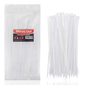 12 Inch Zip Cable Ties (100 Pieces), Self-Locking Premium Nylon Cable Wire Ties,Heavy Duty White, for Indoor and Outdoor 12 Inch Zip Cable Ties (100 Pieces), Self-Locking Premium Nylon Cable Wire Ties,Heavy Duty White, for Indoor and Outdoor