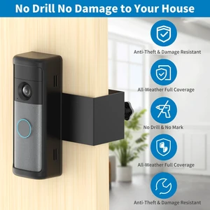 2Pack Anti-Theft Ring/Blink Doorbell Mount for 2026 Ring Battery Doorbell/Plus/Pro (2nd Gen), No-Drill Camera Doorbell Kits, Non-Blocking Motion Sensor, Accessories for Apartment & Rental 2Pack Anti-Theft Ring/Blink Doorbell Mount for 2026 Ring Battery Doorbell/Plus/Pro (2nd Gen), No-Drill Camera Doorbell Kits, Non-Blocking Motion Sensor, Accessories for Apartment & Rental