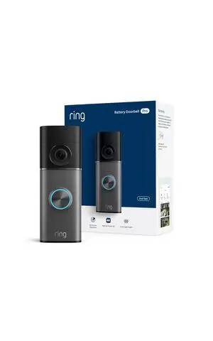 Battery Doorbell Pro (newest model), Retinal 4K with wide-angle video, up to 10x Enhanced Zoom, Night Vision, and Quick Release Ultra Battery Pack, Deep Silver Battery Doorbell Pro (newest model), Retinal 4K with wide-angle video, up to 10x Enhanced Zoom, Night Vision, and Quick Release Ultra Battery Pack, Deep Silver