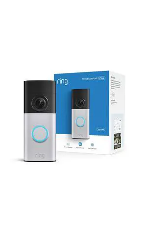 Wired Doorbell Plus (newest model), Home or business security, Retinal 2K with wide-angle video, 4x Enhanced Zoom, and Low-Light Sight, Nickel Silver Wired Doorbell Plus (newest model), Home or business security, Retinal 2K with wide-angle video, 4x Enhanced Zoom, and Low-Light Sight, Nickel Silver