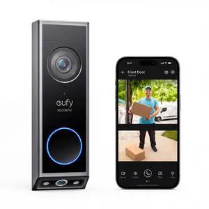 Video Doorbell E340,No Subscription,Dual Cameras,2K FHD,Head-to-Toe View, Doorbell Camera Wireless & Wired, Color Night Vision, Two-Way Talk, AI Motion/Package Detection, Built-in 8GB Video Doorbell E340,No Subscription,Dual Cameras,2K FHD,Head-to-Toe View, Doorbell Camera Wireless & Wired, Color Night Vision, Two-Way Talk, AI Motion/Package Detection, Built-in 8GB
