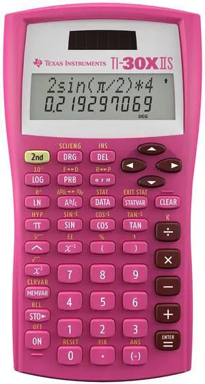 2-Line Scientific Calculator, Pink 2-Line Scientific Calculator, Pink