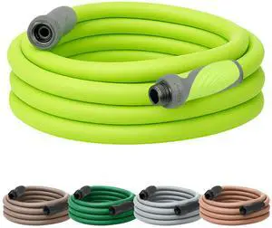 Garden Hose with SwivelGrip, 5/8 in. x 25 ft., Lightweight All-Weather Water Hose, Durable and Flexible, Leak-Free Connections Garden Hose with SwivelGrip, 5/8 in. x 25 ft., Lightweight All-Weather Water Hose, Durable and Flexible, Leak-Free Connections