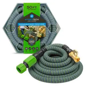 50 ft Expandable Garden Hose - Burst Proof & Lightweight, Flexible Water Hose with Durable Reinforced Latex Core & Solid Brass Fittings for Lawn, Garden, Car Washing 50 ft Expandable Garden Hose - Burst Proof & Lightweight, Flexible Water Hose with Durable Reinforced Latex Core & Solid Brass Fittings for Lawn, Garden, Car Washing