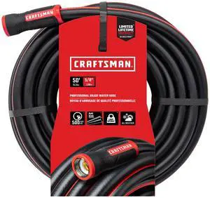 Heavy Duty Professional Grade Garden Hose, 50 Feet x 5/8 Inch Heavy Duty Professional Grade Garden Hose, 50 Feet x 5/8 Inch