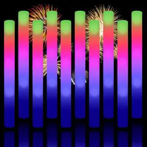 Glow Stick Bulk 45 Pcs LED Foam Glow Sticks Party Supplies with 3 Flashing Modes,Glow Sticks Party Pack, Glow in Dark Party Supplies for Wedding, Raves, Concert,Christmas Glow Stick Bulk 45 Pcs LED Foam Glow Sticks Party Supplies with 3 Flashing Modes,Glow Sticks Party Pack, Glow in Dark Party Supplies for Wedding, Raves, Concert,Christmas