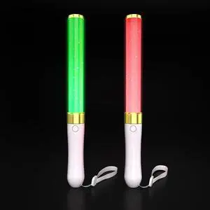 LED Light Sticks 2 Pack, 15 Colors Reusable Glow Sticks, Glow Party Supplies for Wedding, Birthday, Raves, Halloween, Christmas, New Year, with AAA Battery LED Light Sticks 2 Pack, 15 Colors Reusable Glow Sticks, Glow Party Supplies for Wedding, Birthday, Raves, Halloween, Christmas, New Year, with AAA Battery