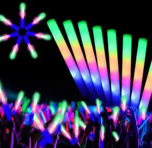 12 PCS Foam Glow Sticks Bulk With 3 Modes Colorful Flashing,Foam Light up Sticks,Glow Sticks for Wedding,Glow in Dark Party Supplies for Wedding,Halloween, 4th of July,Raves,Concert,New Year 12 PCS Foam Glow Sticks Bulk With 3 Modes Colorful Flashing,Foam Light up Sticks,Glow Sticks for Wedding,Glow in Dark Party Supplies for Wedding,Halloween, 4th of July,Raves,Concert,New Year