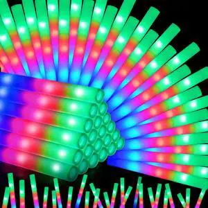 72PCS Foam Glow Sticks, Foam Light Up Sticks with 3 Modes Colorful Flashing, Glow Sticks for Wedding, Glow Stick Bulk Party Pack for Wedding, Raves, Concert, Camping, Carnival 72PCS Foam Glow Sticks, Foam Light Up Sticks with 3 Modes Colorful Flashing, Glow Sticks for Wedding, Glow Stick Bulk Party Pack for Wedding, Raves, Concert, Camping, Carnival