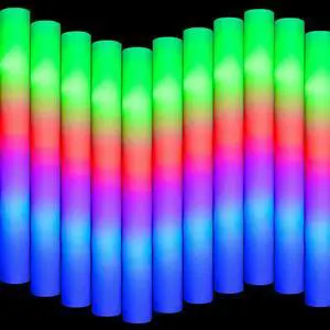 70PCS Foam Light Up Sticks, Glow in the Dark Party Supplies with 3 Colorful Flashing Modes, LED Foam Glow Sticks Bulk for Wedding, Concert, New Year, Halloween, Christmas, Raves, Birthday 70PCS Foam Light Up Sticks, Glow in the Dark Party Supplies with 3 Colorful Flashing Modes, LED Foam Glow Sticks Bulk for Wedding, Concert, New Year, Halloween, Christmas, Raves, Birthday