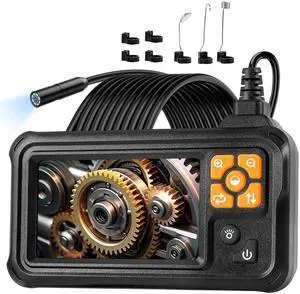 Endoscope Camera with Light, POLEDY 1080P HD Borescope, 8 Adjustable LED Light mit 4.3" IPS Screen Inspection, IP67 Waterproof 16.4ft Snake Camera, Semi-Rigid Cable Inspection Endoscope Camera with Light, POLEDY 1080P HD Borescope, 8 Adjustable LED Light mit 4.3" IPS Screen Inspection, IP67 Waterproof 16.4ft Snake Camera, Semi-Rigid Cable Inspection