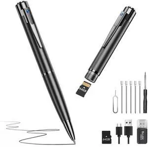 64G 1080P HD Body Camera for Home Security with Take Photos,Pen Camera with Smooth Writing for Lecture,Meeting,Classes,Easy to Use 64G 1080P HD Body Camera for Home Security with Take Photos,Pen Camera with Smooth Writing for Lecture,Meeting,Classes,Easy to Use