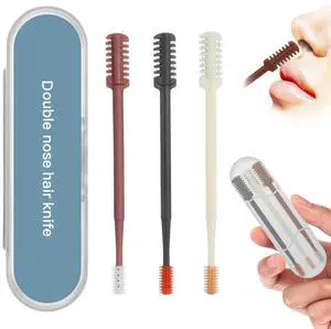New 2026 Upgraded Staggered Blades Nose Hair Trimmer - Pain-Free & Efficient Nostril Hair Remover for Men and Women, Manual 360°Rotation with Soft Cleaning Brush (3-Pack New 2026 Upgraded Staggered Blades Nose Hair Trimmer - Pain-Free & Efficient Nostril Hair Remover for Men and Women, Manual 360°Rotation with Soft Cleaning Brush (3-Pack
