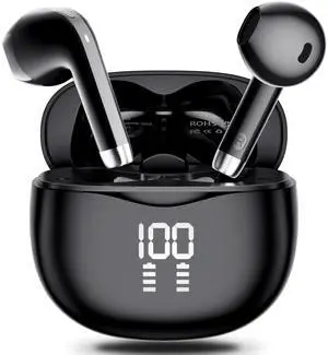 Wireless Earbuds, Bluetooth 5.4 Stereo, 35H Playtime, Balanced Sound Wireless Earbuds, Bluetooth 5.4 Stereo, 35H Playtime, Balanced Sound