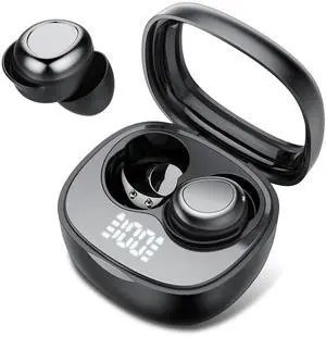 Wireless Earbuds, Hybrid ANC 40dB Noise Cancelling Headphones, 50H Playtime, Bluetooth 5.4, 10mm Drivers with 5 EQ, ENC Dual Mic, IPX7 Waterproof, Digital Battery Display iOS/Android Sport/Sleep Wireless Earbuds, Hybrid ANC 40dB Noise Cancelling Headphones, 50H Playtime, Bluetooth 5.4, 10mm Drivers with 5 EQ, ENC Dual Mic, IPX7 Waterproof, Digital Battery Display iOS/Android Sport/Sleep